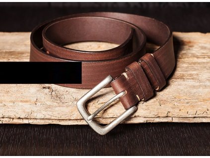 Kožený Pásek HNĚDÝ