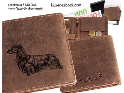 Peněženka - "Jezevčík Dlouhosrstý" - 40