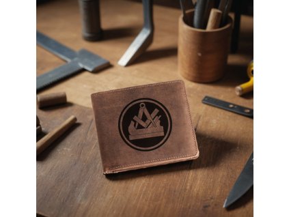 Carpenter leather wallet Kožené zboží Zamlinsky Post 2