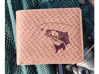 Rybárska peňaženka 40 "pstruh 02"
