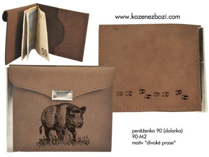 Poľovnícka peňaženka 90 "diviak"