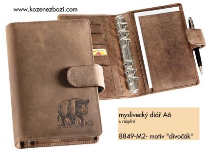 vadásznapló A6 "vaddisznó"