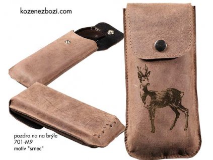 Husa pentru ochelari - Motiv "Cerbul" - 701
