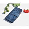 Dámský kožený kryt na Samsung Galaxy A41- Damascena Blue
