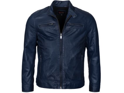 3239 3 panska kozena bunda hot blue brixton modra (1)