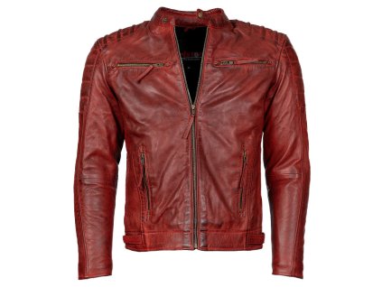 3176 4 panska kozena bunda allesio red brixton cervena