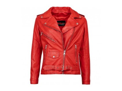 2102 2 damska kozena bunda krivak raquel brixton cervena