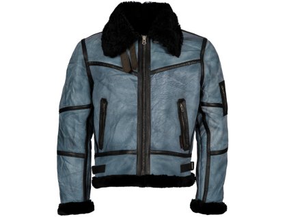 3366 4 panska kozena zimni bunda bomber aziel pravy kozisek brixton