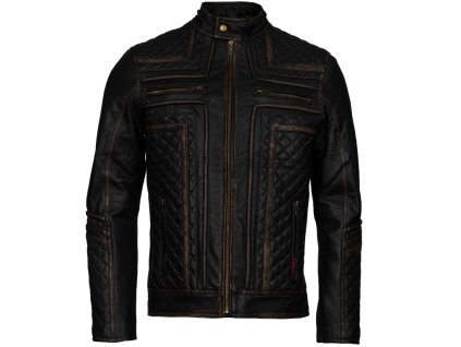 3347 3 panska kozena bunda zelux cort brixton hneda