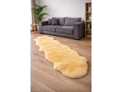 Ovčí kožešina double Relugan střižená 180x65cm