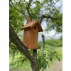Dřevěná ptačí budka malá