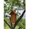 Dřevěná ptačí budka malá