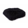 Podsedák z ovčí kůže černy