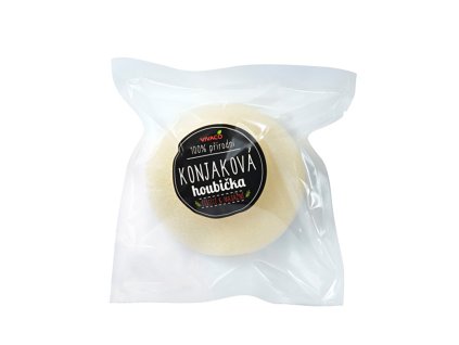 Prírodná konjaková hubka svetlá zabalená