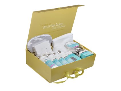 Luxusný veľký darčekový box kozmetiky s kyselinou hyalurónovou