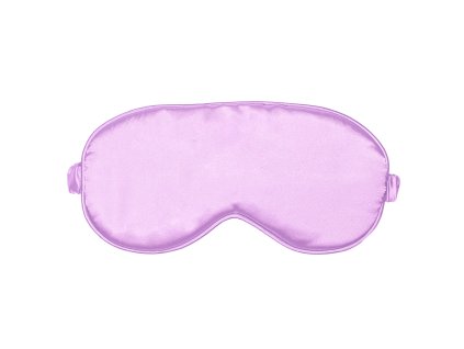 Maska na oči na spanie fialová