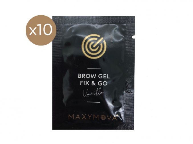 Maxymova Brow Gel Fix & Go gel s keratinem na styling obočí – sáčky