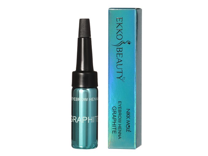 Nikk Mole EKKOBEAUTY henna na obočie 5 ml (Barva Black)