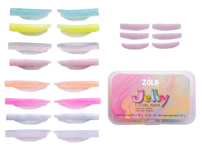ZOLA Jelly L-Curl natacky na horni i spodni rasy