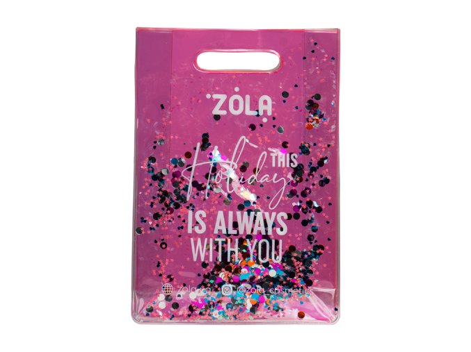 Zola Glitter bag ruzova taska se trpytkami
