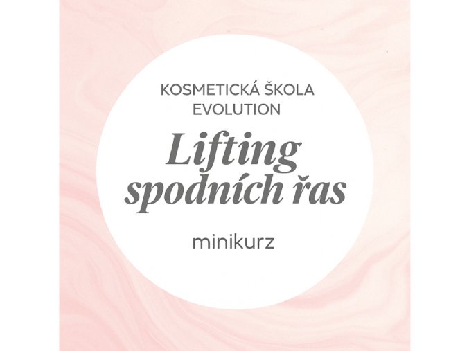 Lifting spodnich ras kurz