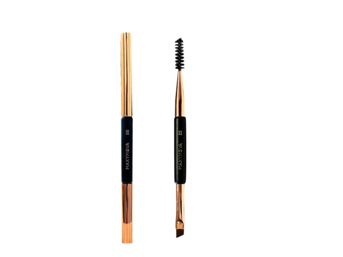 Maxymova BB Brow Brush stetec a kartacek v jednom na oboci