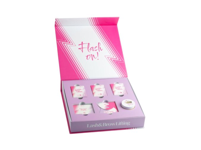 Pink Flash sada na lash lifting a laminaci