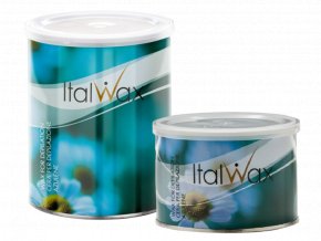 Italwax vosk na depilaci v plechovce azulenovy