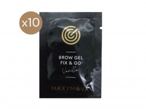 Maxymova Brow Gel Fix & Go gel s keratinem na styling obočí – sáčky