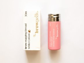 The Brow Geek Brow Mapping Thread White Cotton
