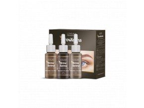 brow xenna set hnedých farieb