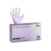 Rukavice NITRIL Sparkle fialove XS