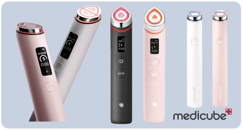 Porovnanie Medicube AGE-R Booster Pro pleťových zariadení.
