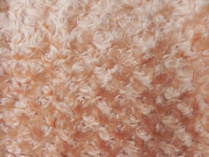 Umelá kožušina, béžová, 19 mm vlas