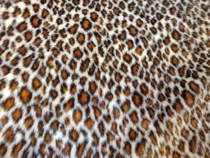 Umelá kožušina, plyš, hnedý, GEPARD, 9 mm vlas