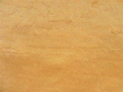 Umelá kožušina, plyš, svetlo žltý, 9 mm vlas