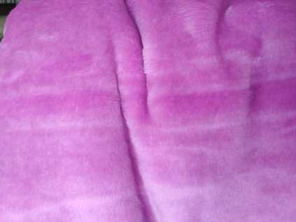 Umelá kožušina, plyš, fialový, 9 mm vlas