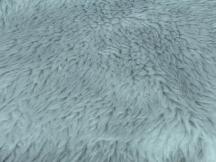 Umelá kožušina, svetlo šedá, BARÁNOK, 16 mm vlas
