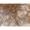 Umelá kožušina, zlatisto hnedá, 45 mm vlas