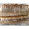 Umelá kožušina, zlatisto hnedá, 45 mm vlas