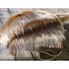 Umelá kožušina, zlatisto hnedá, 45 mm vlas