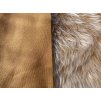 Umelá kožušina, zlatisto hnedá, 45 mm vlas