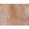 Umelá kožušina, béžová, 45 mm vlas