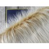 Umelá kožušina, béžová, 90 mm vlas