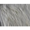 Umelá kožušina, béžová, 90 mm vlas