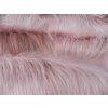 Umelá kožušina, púdrová, 90 mm vlas