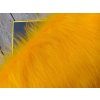 Umelá kožušina, žltá, 90 mm vlas