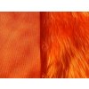Umelá kožušina, oranžová, 45 mm vlas