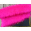 Umelá kožušina, fuchsie, 45 mm vlas