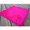 kožušinový štvorec, fuchsie, 45 mm vlas, 48 x 48 cm